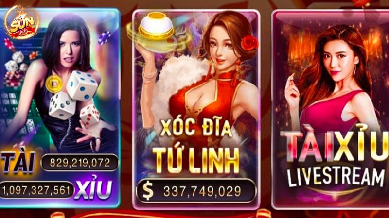 Xóc Đĩa Tứ Linh tại Sunwin – Trải Nghiệm Đỉnh Cao